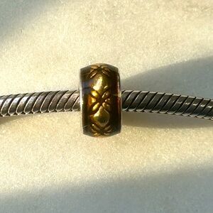 Pandora brown antique retired charm